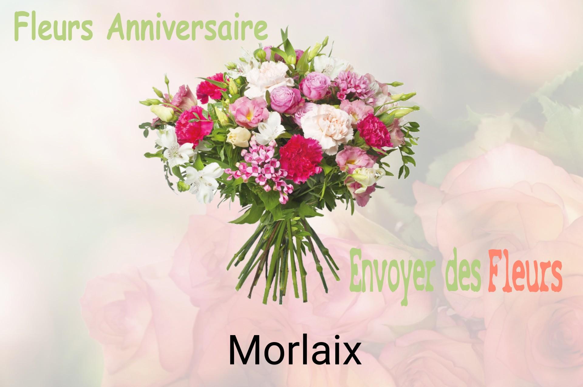 Bouquet de fleurs d’anniversaire livré à Morlaix