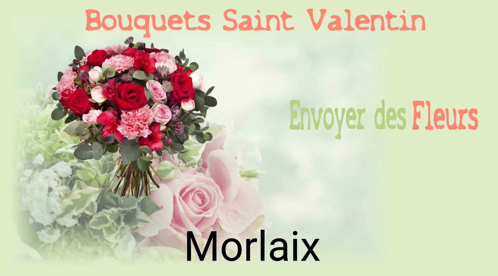 Roses de Saint-Valentin livrées à Morlaix